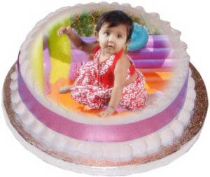  send Personalised Photo Cake.
 Weight: 1 KG
