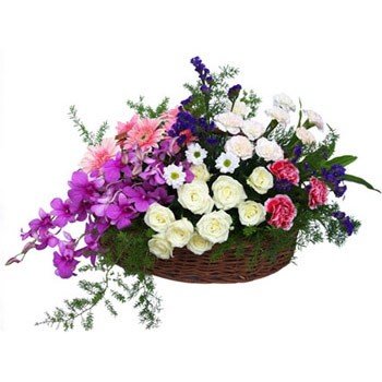 Basket of 50+ mix flowers