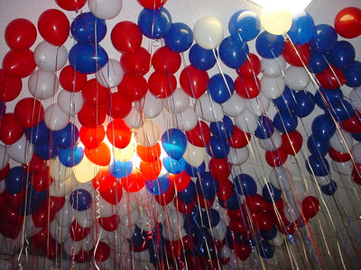 200 Colored Airfilled Balloons - Room Decor